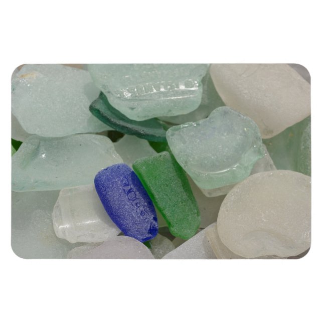 Pale Beach Glass Magnet (Horizontal)