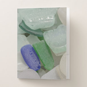 Pale Beach Glass Pocket Folder