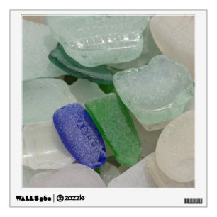 Pale Beach Glass Wall Decal