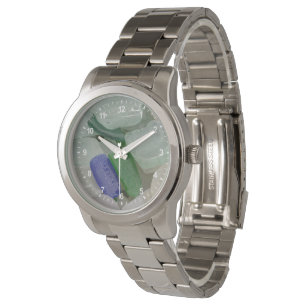 Pale Beach Glass Watch