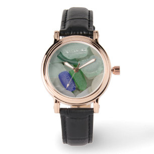 Pale Beach Glass Watch