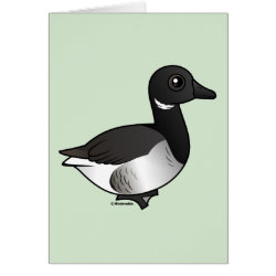 Pale-bellied Brant Goose Greeting Card