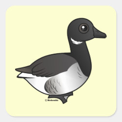 Pale-bellied Brant Goose Square Sticker