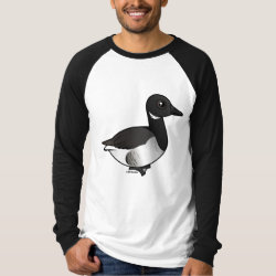 Pale-bellied Brant Goose Men's Canvas Long Sleeve Raglan T-Shirt