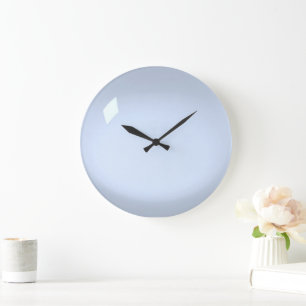 Pale Blue Acrylic  Large Clock