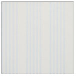 Pale blue and beige five stripes pattern fabric