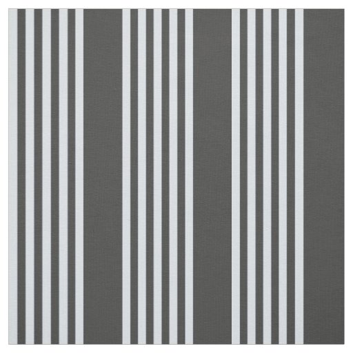 Pale blue and charcoal five stripes pattern fabric
