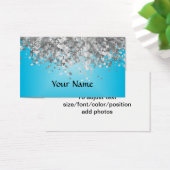 Pale blue and faux glitter (Desk)