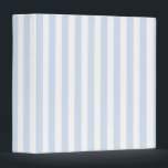 Pale blue and white candy stripes 3 ring binder<br><div class="desc">Pale blue and white candy stripes</div>