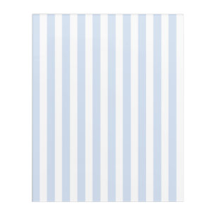 Pale blue and white candy stripes acrylic print