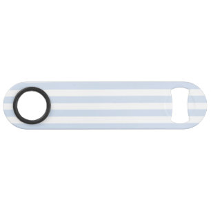 Pale blue and white candy stripes bar key