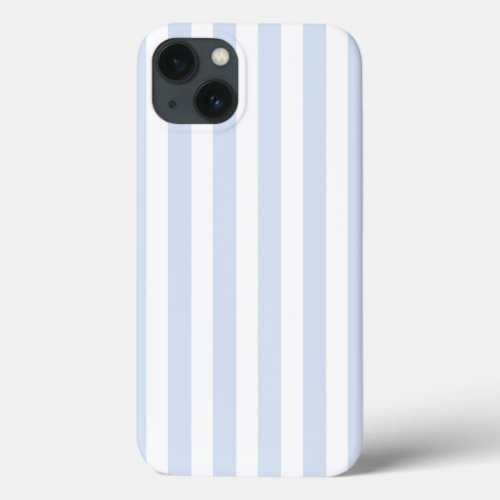 Pale blue and white candy stripes Case_Mate iPhone iPhone 13 Case