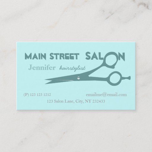 Customizable Beauty Salon Spa Business Card Templates
