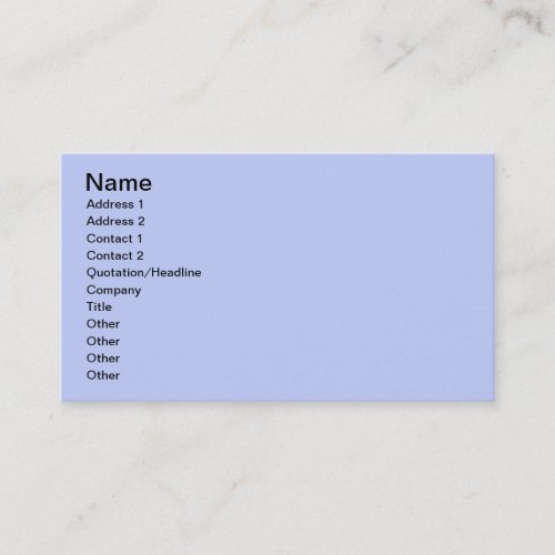 Pale Blue Business Card Templates