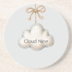 Pale Blue Cloud Nine Coaster