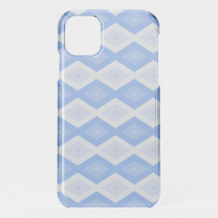 Pale blue diamond pattern iPhone 11 case