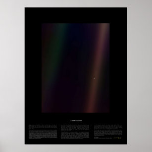 Pale Blue Dot Nasa x Carl Sagan Poster