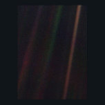 Pale Blue Dot Poster<br><div class="desc">Voyager 1 photograph of planet Earth taken in 1990 from a record distance, showing it as a pale blue dot against the vastness of space. Made famous by carl sagan</div>