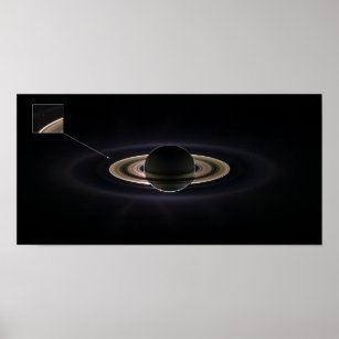 Pale Blue Dot, Saturn Poster