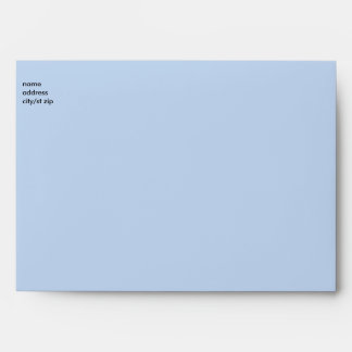 pale blue envelope