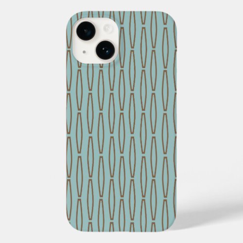 Pale Blue Geometric Repeat  Case_Mate iPhone 14 Case