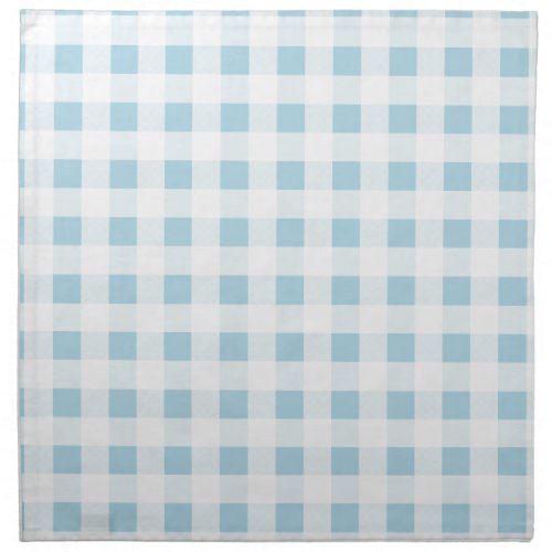 Pale Blue Gingham Napkin