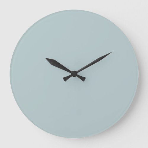 Pale Blue _ Gray Solid Color 2022 Popular Colour Large Clock