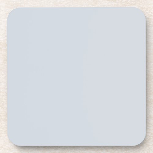 Pale Blue Gray Solid Color Pairs Orchid Ash 4003_3 Beverage Coaster