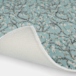 pale blue,Klimt,Almond tree, Art,Painting,Gustav K Outdoor Rug