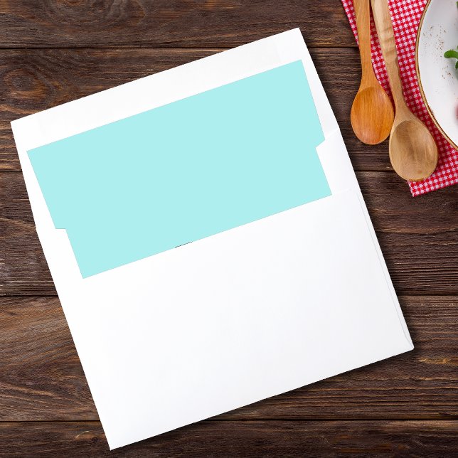 Pale Blue minimal chic accent Envelope Liner (Creator Uploaded)