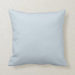 Pale Blue Mist Solid Color Pairs To SW 6526 Throw Pillow<br><div class="desc">Pale Blue Mist is a minimal digital graphic design of a solid color (one single color) swatch that was inspired by and coordinates with Sherwin Williams Icelandic SW 6526. This soft shade of color can be used as a standalone accent shade or you can use the hue as a background...</div>