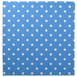 Pale Blue Polka  Dot Art Cloth Napkin
