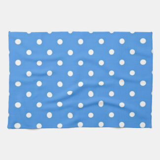 Pale Blue Polka Dot Art Towel