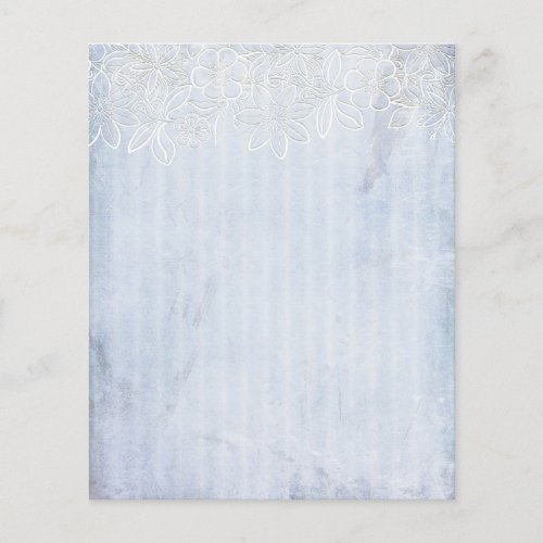 Pale Blue Shabby Striped Scrapbook Paper