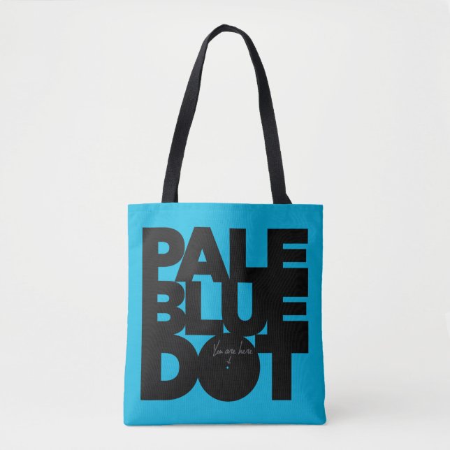 Pale Blue Tote Bag (Front)