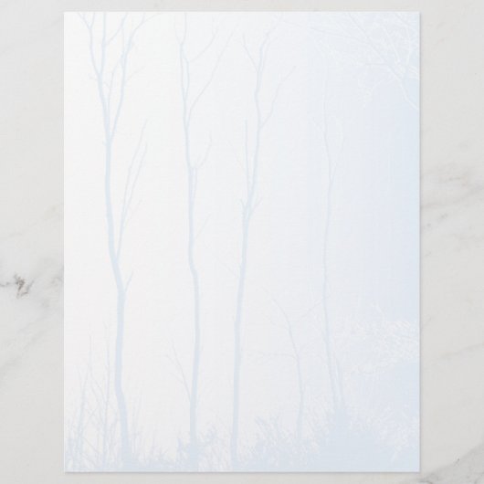 Pale Blue Tree Paper (Front)