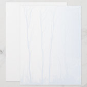 Pale Blue Tree Paper (Front/Back)