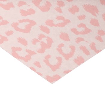 Pale Blush Pink Leopard Print Tissue Paper by HoundandPartridge at Zazzle