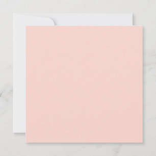 Pale Blush Pink Solid Color Card