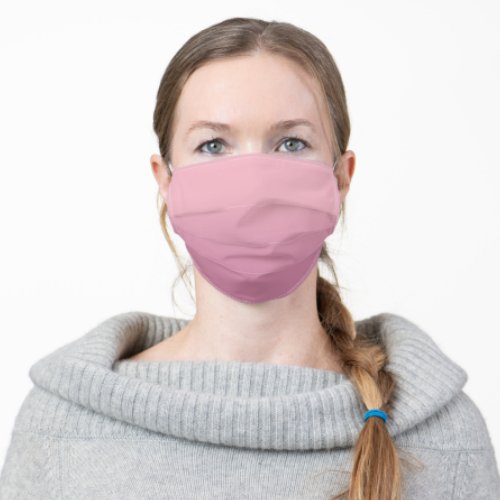 Pale Cashmere Pink Ombre Adult Cloth Face Mask