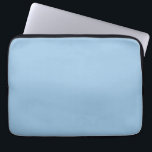 Pale Cerulean Solid Color Laptop Sleeve<br><div class="desc">Pale Cerulean Solid Color</div>