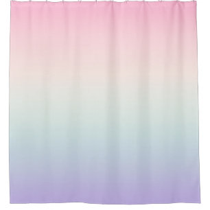 Pale colorful gradient background shower curtain
