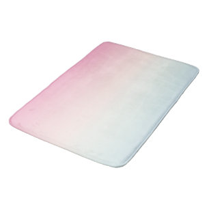 Pale colourful gradient background bath mat