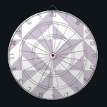 Pale Cool Grape Geometric Deco Cube Pattern Dart Board<br><div class="desc">This abstract,  geometric cubed pattern will add vibrance and classic flair to any home or office decor. Always ready for you to personalize with your name and/or your loved one's name,  as well.</div>
