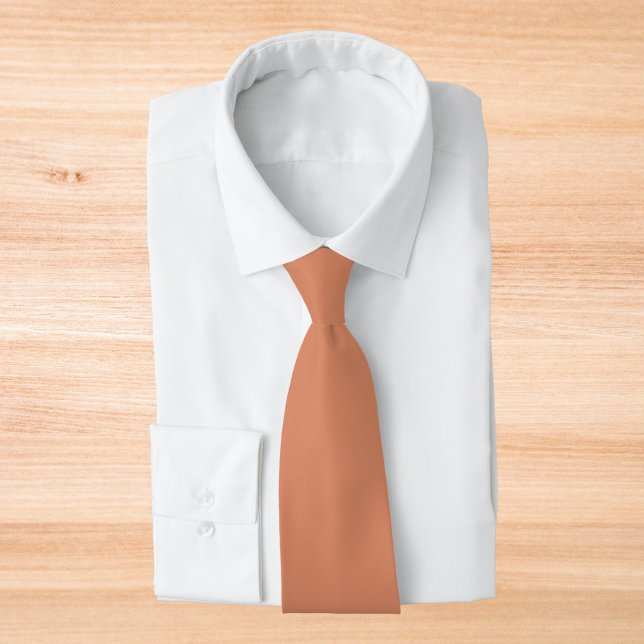 Pale Copper Solid Color Neck Tie (Creator Uploaded)