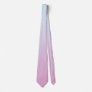 Pale Cyan Blue and Soft Pink Gradient Ombre Neck Tie