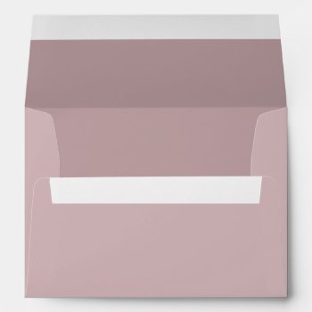 Pale Dusty Pink / Pastel Simple Minimalist Wedding Envelope by RemioniArt at Zazzle