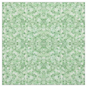 Pale Emerald and Pistachio Cobbled Patchwork Fabric