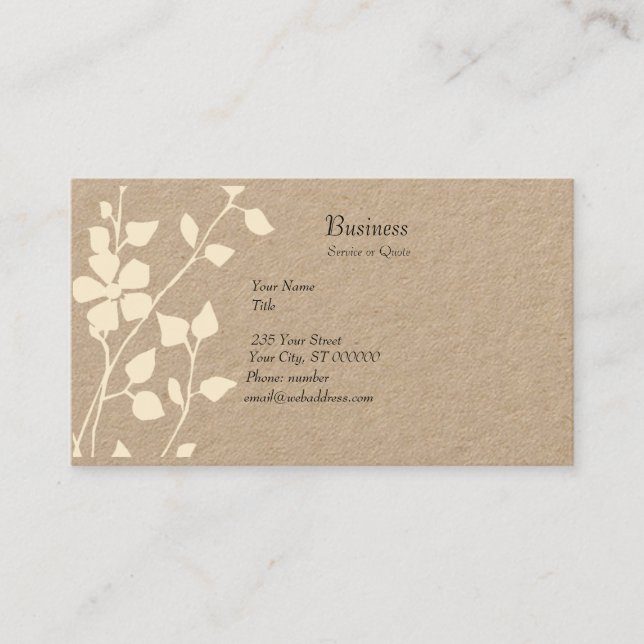 Pale Floral Extravaganza Soft Pastel Business Card (Front)