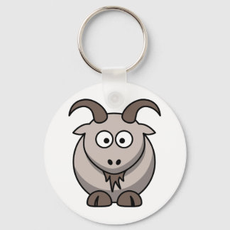 Pale goat keychain